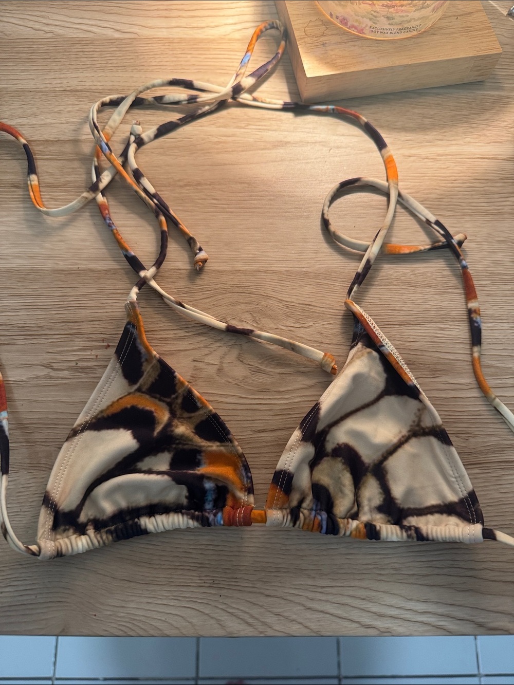 Gaudir La Divina Triangle Bikini Top